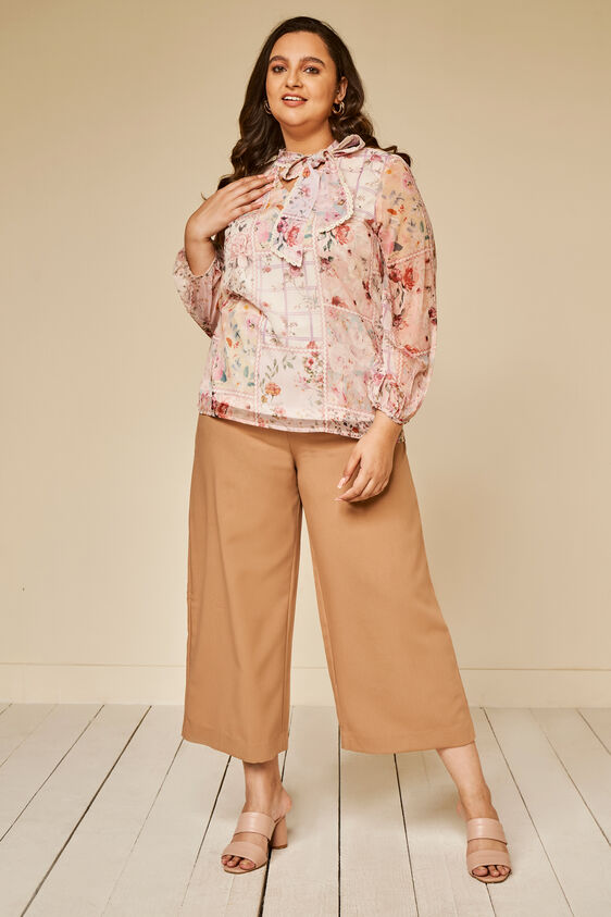 Multi Floral Straight Top, Multi Color, image 6